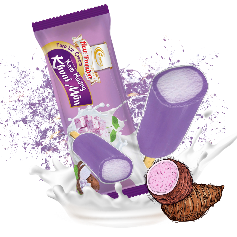 kem hương khoai môn