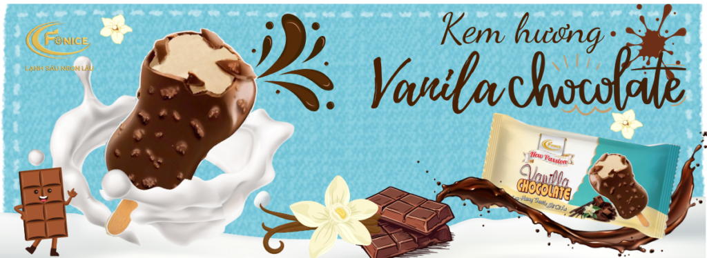 kem hương vanila chocola