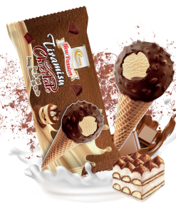 Kem ốc quế hương Tiramisu Sô Cô La Fonice